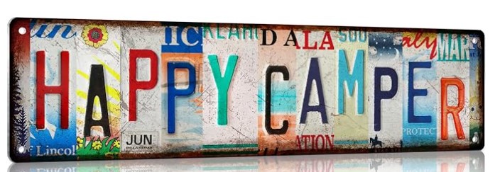 Happy Camper Sign